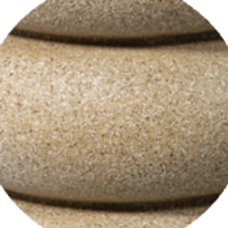 Sand-coloured stone-like finish