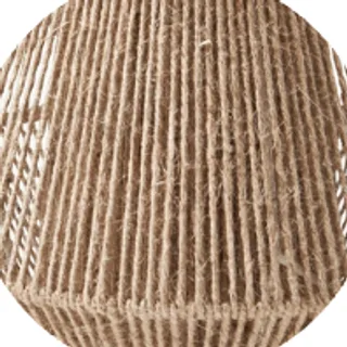 Textured sand-coloured lamp finish