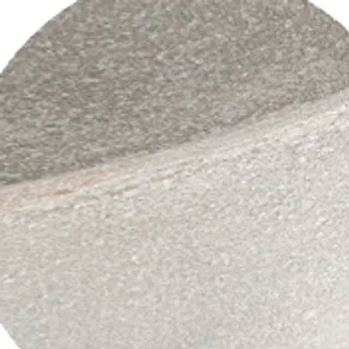 Plaster-like finish in pale sand
